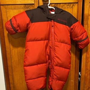 Columbia Red and Black Insulated Snowsuit